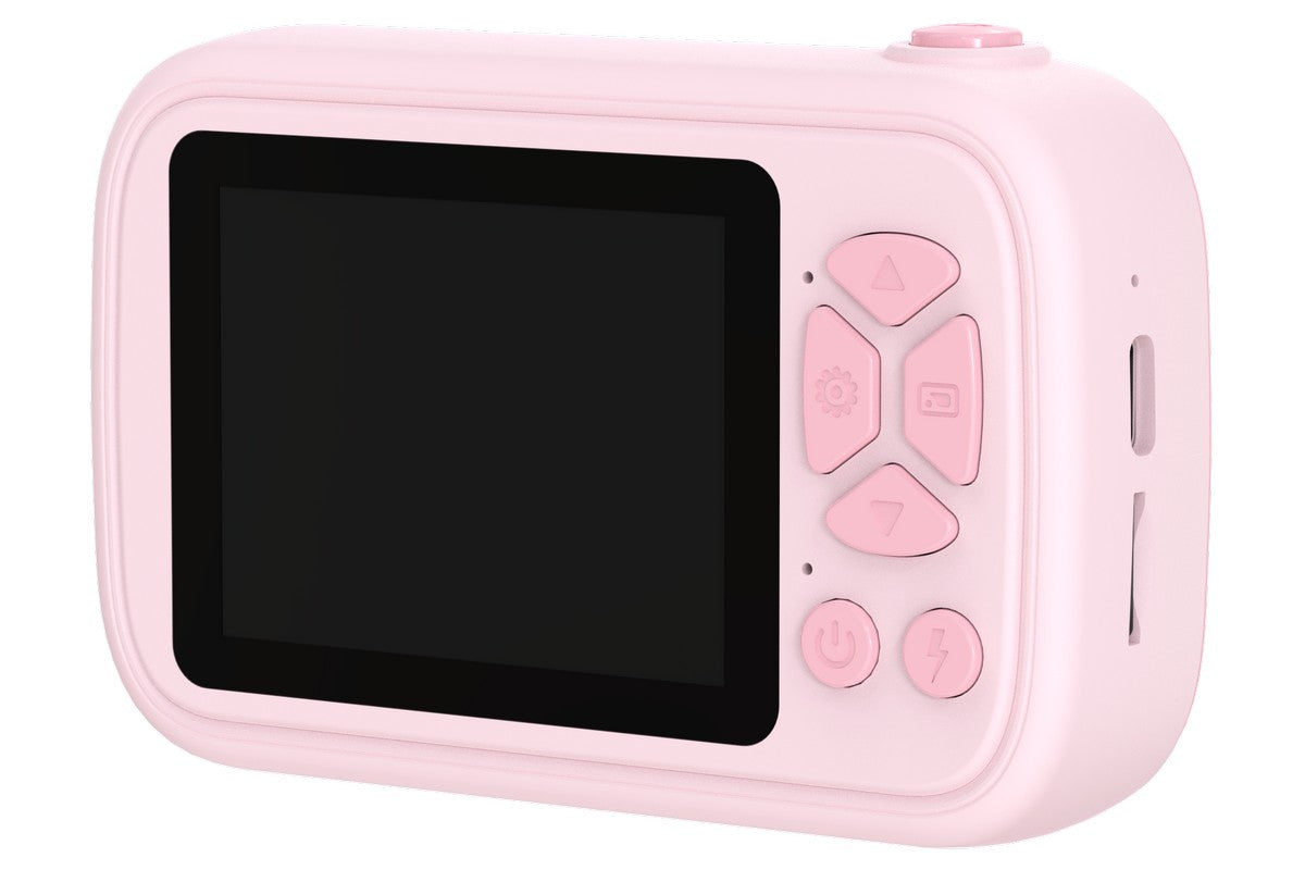 32GB Camera Toys for Boys Girls 1080P HD Digital Camera with Flip up Lens for Selfie and Video Christmas Birthday Party Gifts-Pink