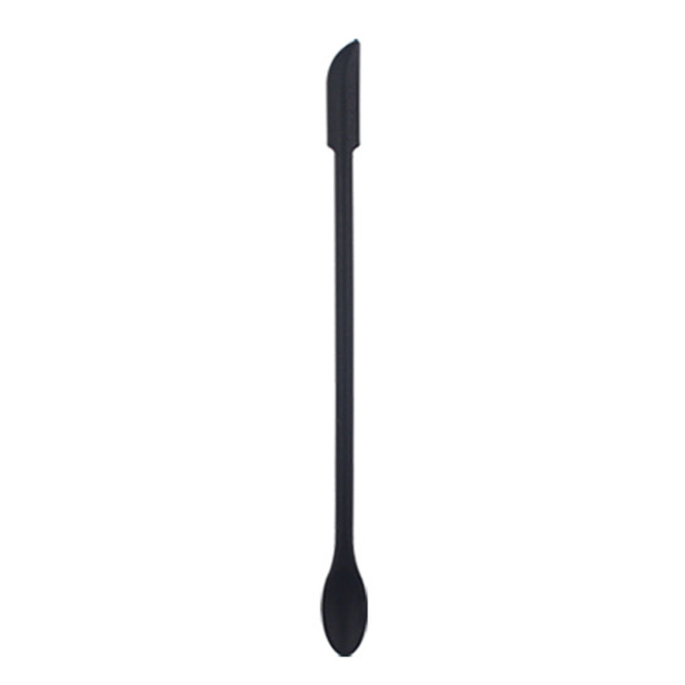 3Pcs Set Mini Silicone Spatula Reusable Cosmetics Splatula Jar Scrapers Black