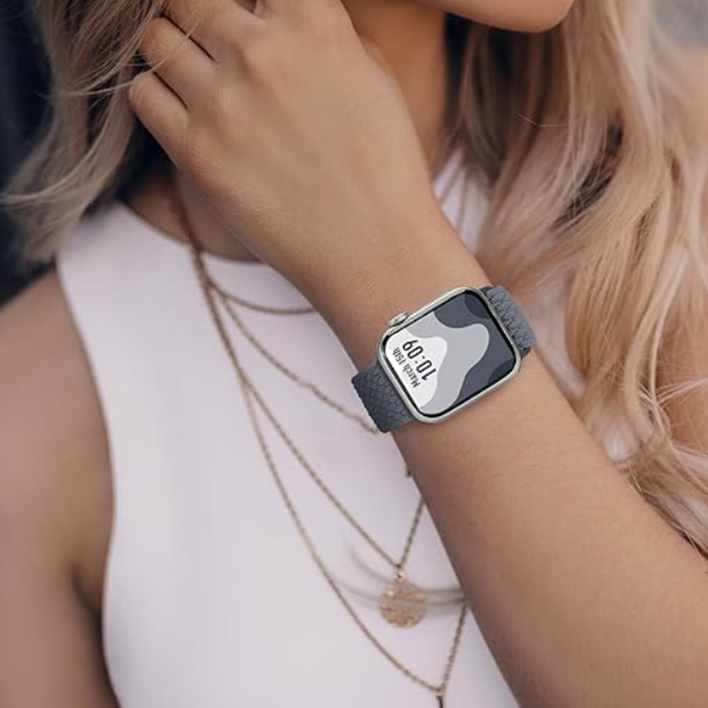 Adjustable Braided Loop Nylon Strap Compatible with Apple Watch Style 5