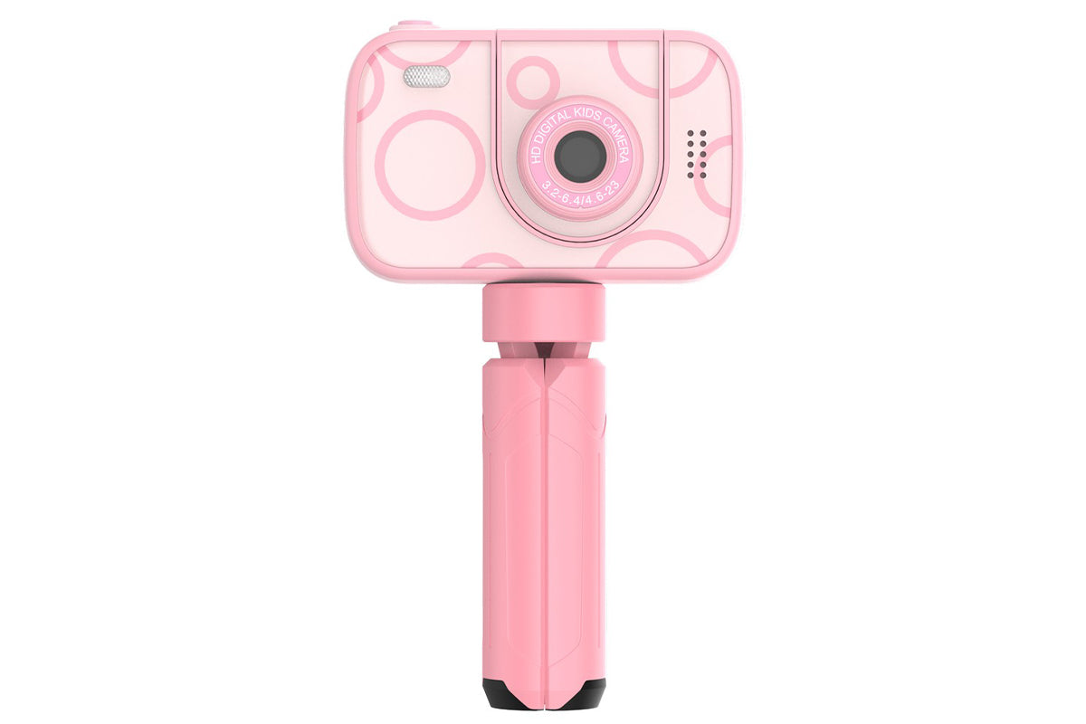 32GB Camera Toys for Boys Girls 1080P HD Digital Camera with Flip up Lens for Selfie and Video Christmas Birthday Party Gifts-Pink