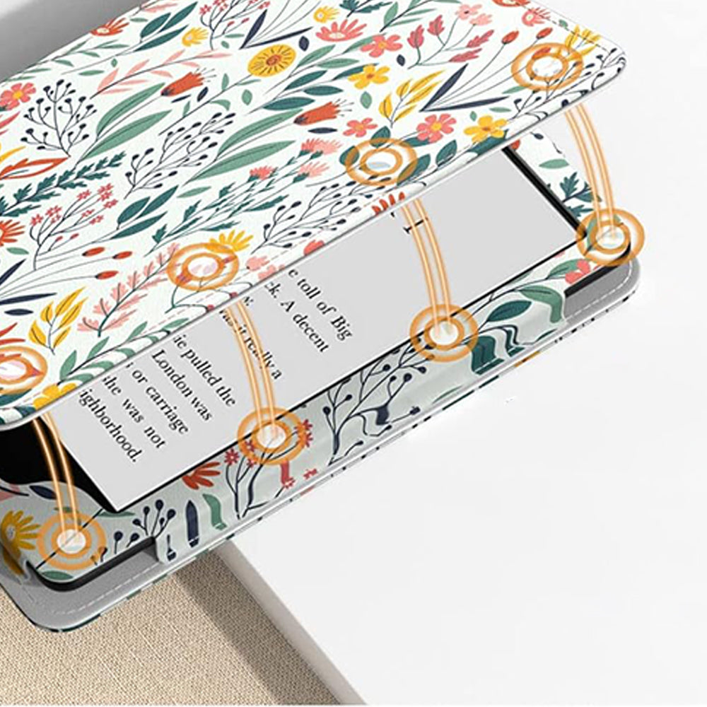 Case for Kindle Paperwhite 6 with Hand Strap Stand 7 Inch-White