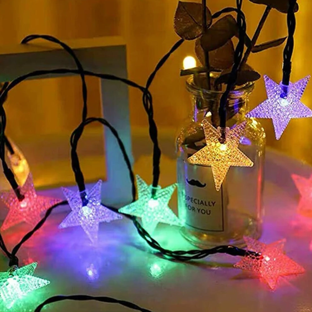 Outdoor Solar Flower String Lights Fairy Garden Lights for Christmas Decor Style 3