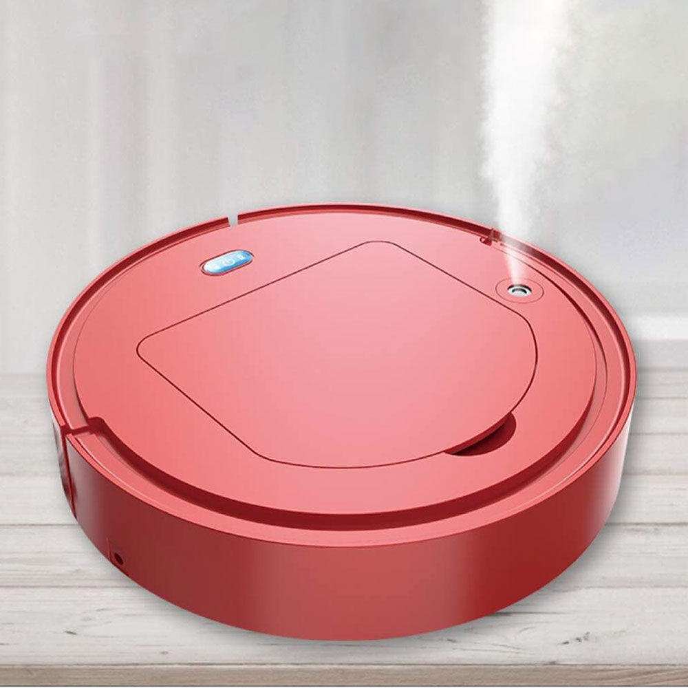 4?ina€? Smart Vacuum Cleaner Wireless Sweeping Robot with UV Cleaning Function Red