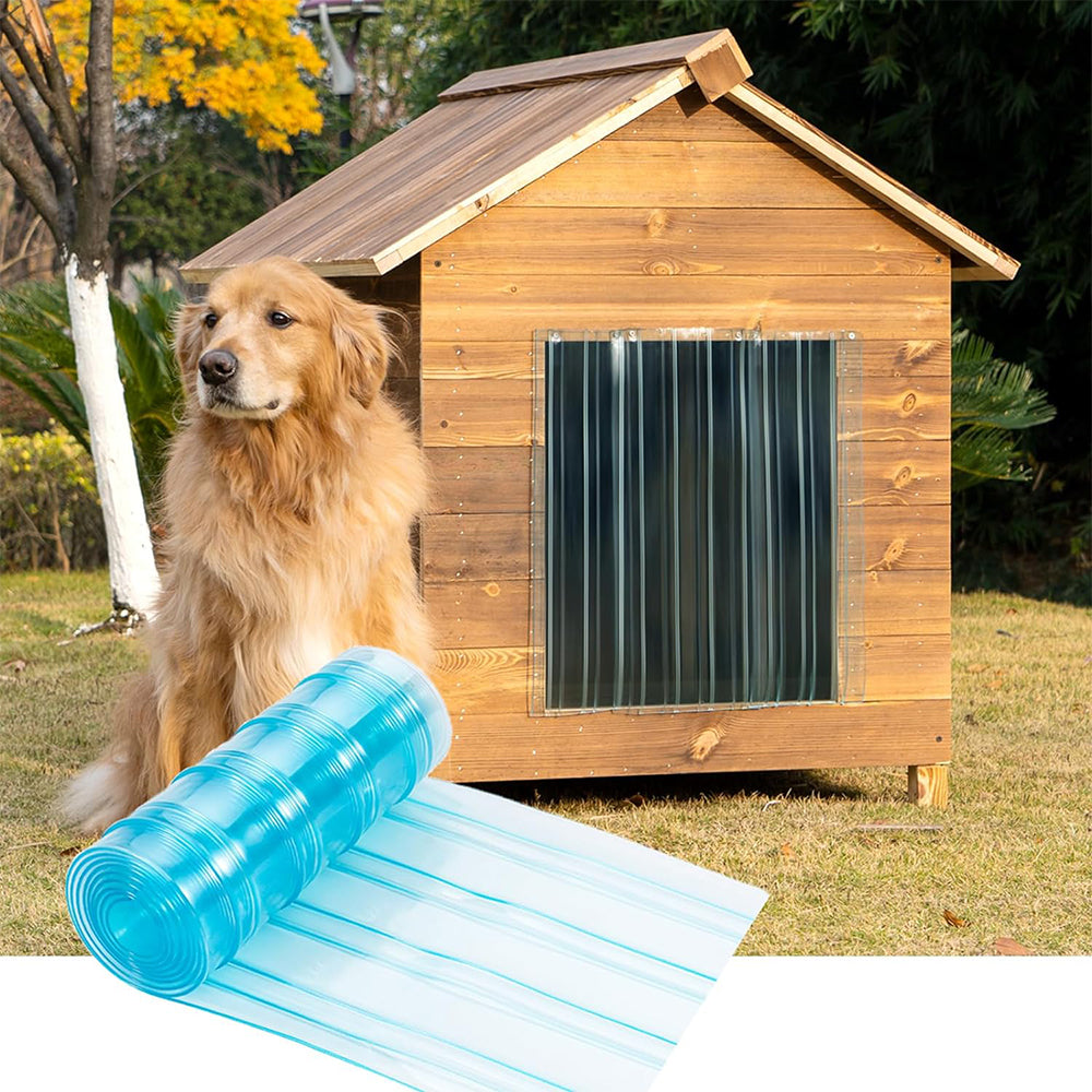 2M PVC Strip Door Curtain DIY Clear Curtain Strips for Pet House