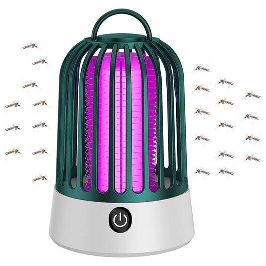 Electric Mosquito Zapper Portable Rechargeable Mosquito Killer Lamp Green