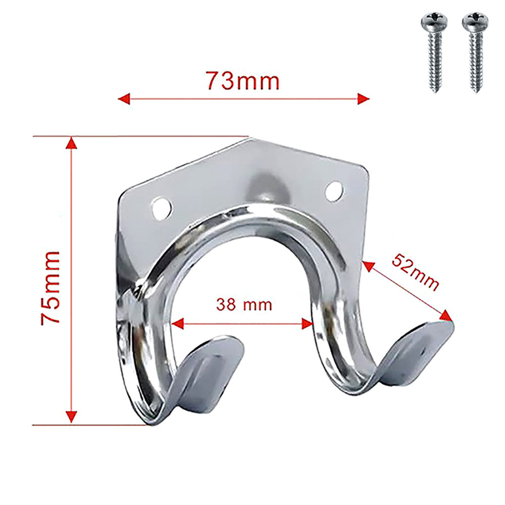 4Pcs Tool Hanger Hooks with Screws Wall Mounted Garage Hooks Tool Organizer for Home Garden