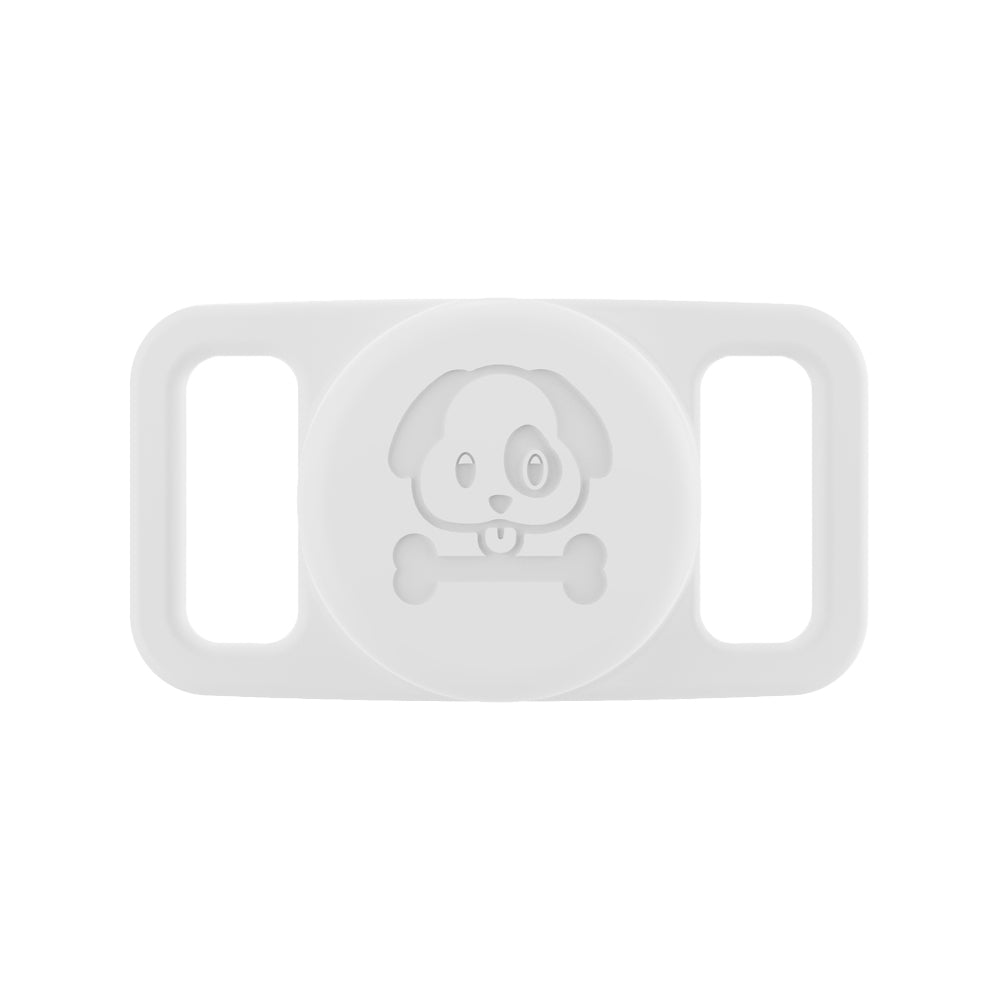 For Apple AirTag Case Silicone Airtag Protective Cover Air Tag Holder White