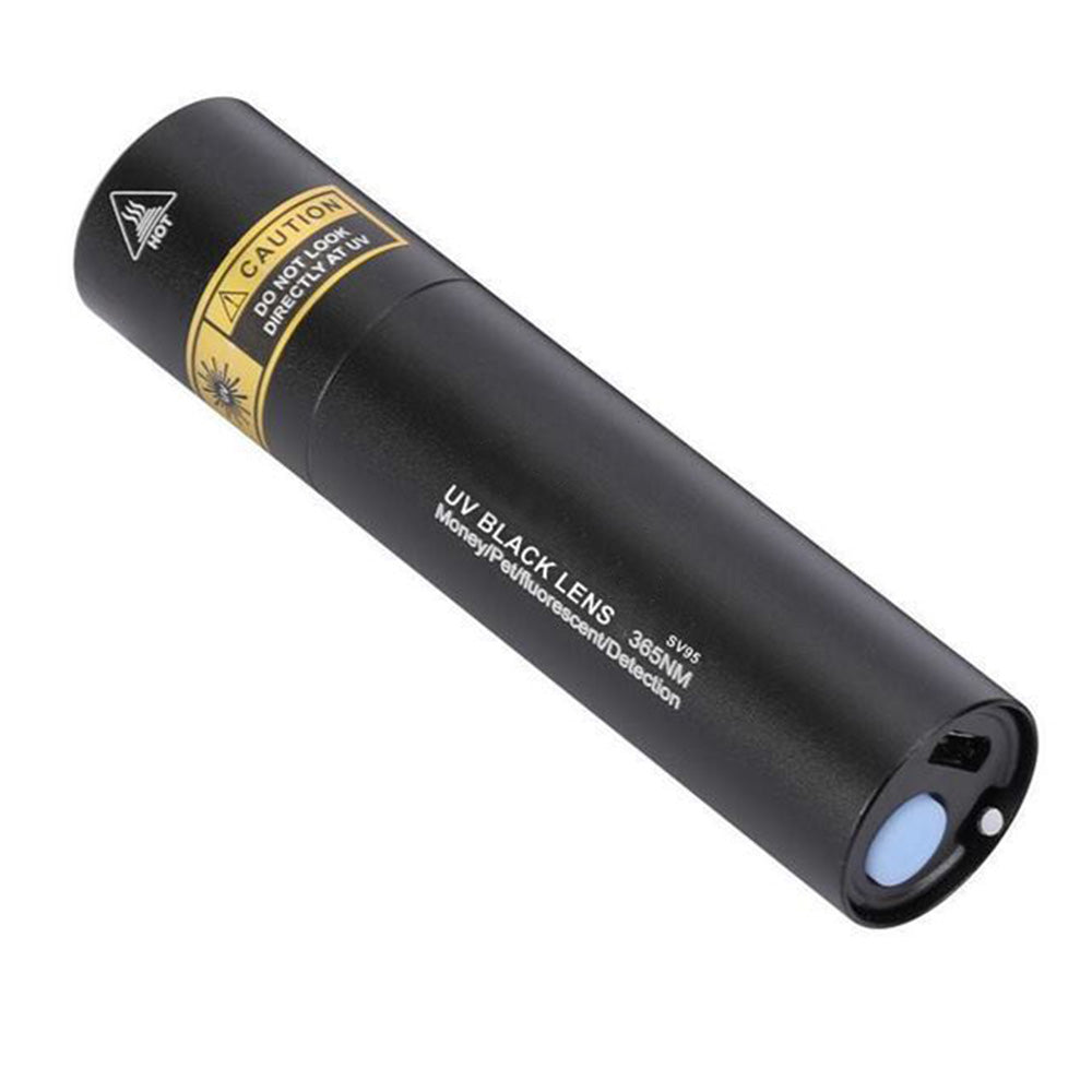 Portable UV Flashlight with USB-C Rechargeable Blacklight for Pet Stains, Resin Curing