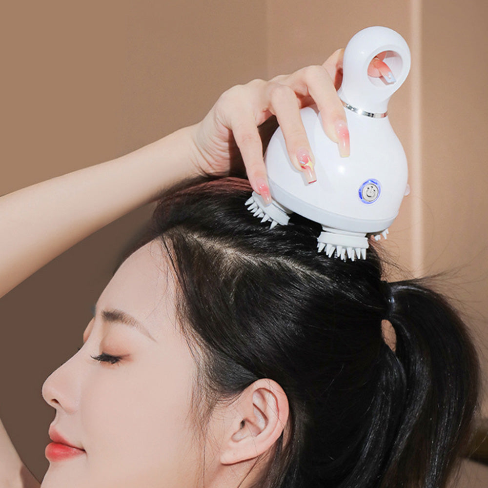 3-Mode Electric Cordless Hair Scalp Massager with Kneading 84 Massage Nodes
