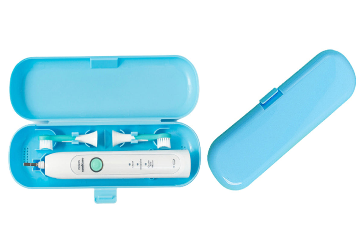 Electric Toothbrush Travel Case, Portable Toothbrush Holder-Blue