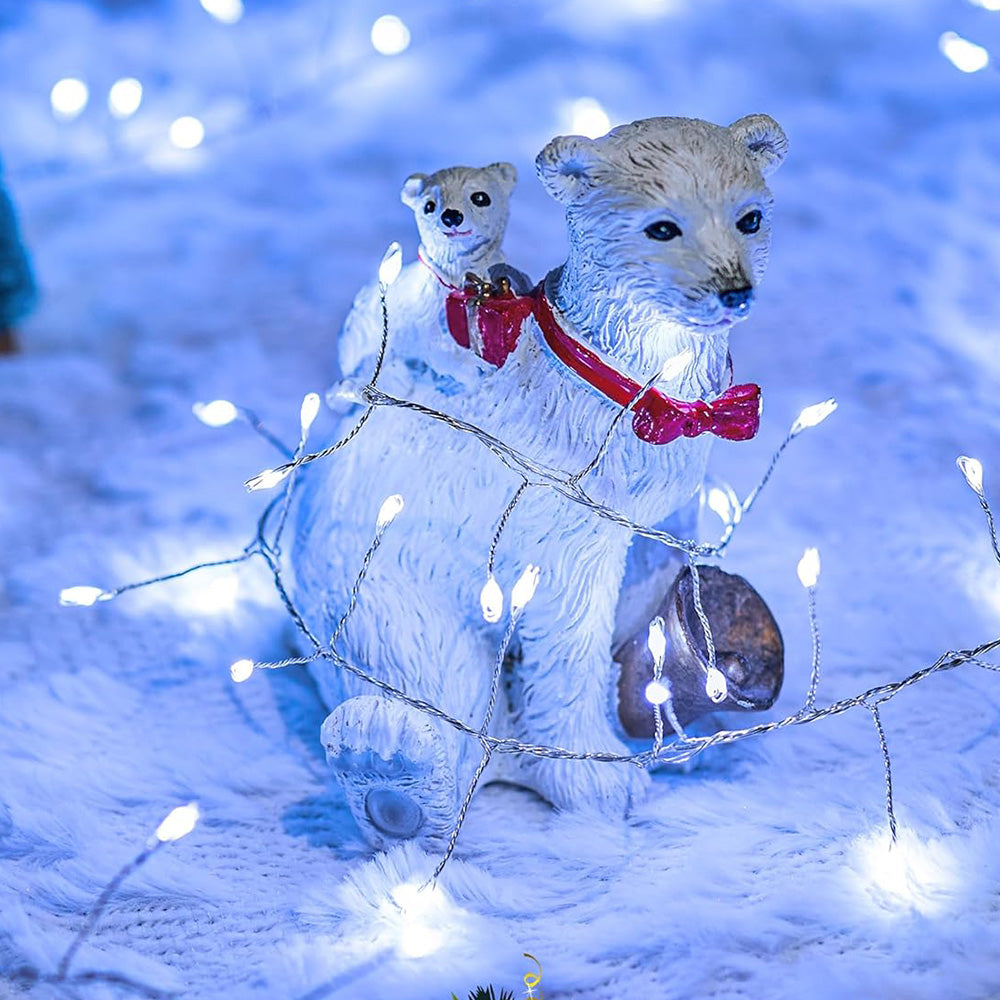 Solar String Lights ¨C Outdoor Waterproof Fairy Lights for Patio and Balcony White