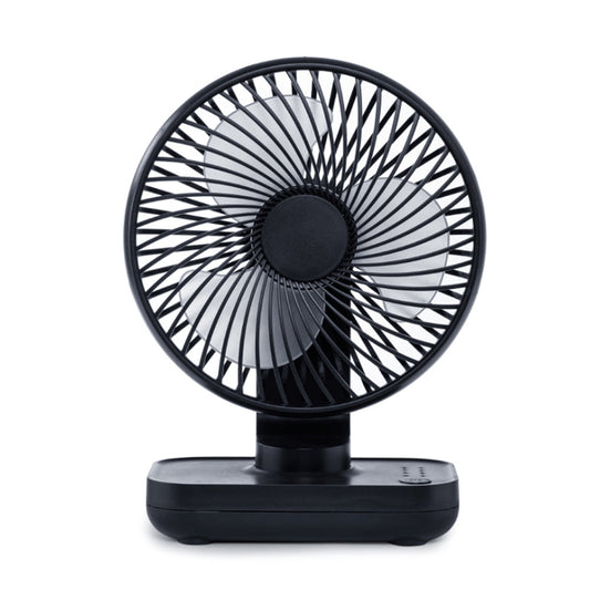 4-Speed Air Circulator Desk Fan Rechargeable Quiet Table Fan for Home Office Dorm Dark Blue
