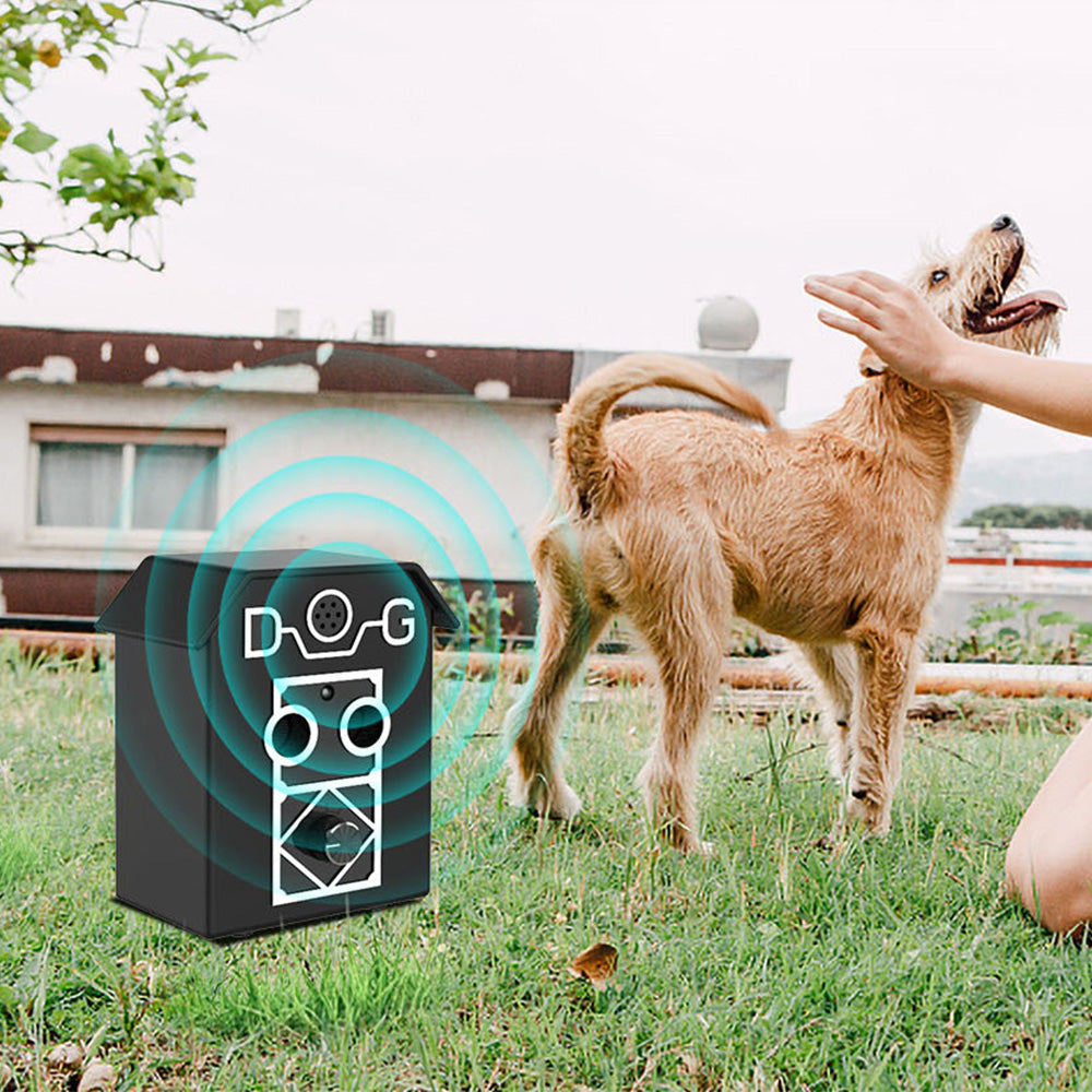 Solar Powered Pet Dog Anti-Bark Device Ultrasonic Bark Control Device