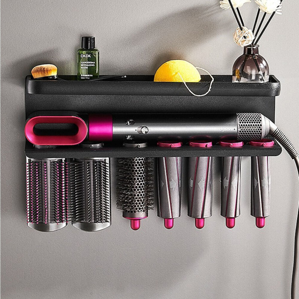Wall Mounted Storage Holder for Dyson Airwrap Curling Iron Bracket Stand