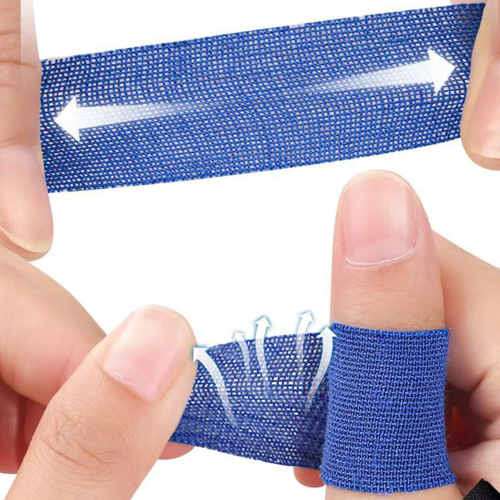 150Pcs Bowling Finger Protection Tape Adhesive Micropore Skin Strips for Outdoor Sports Blue