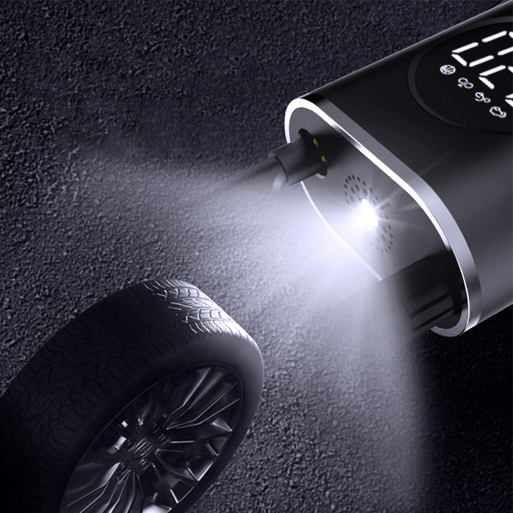 Cordless Electric Pump for Car Tire Rechargeable Tyre Air Inflator