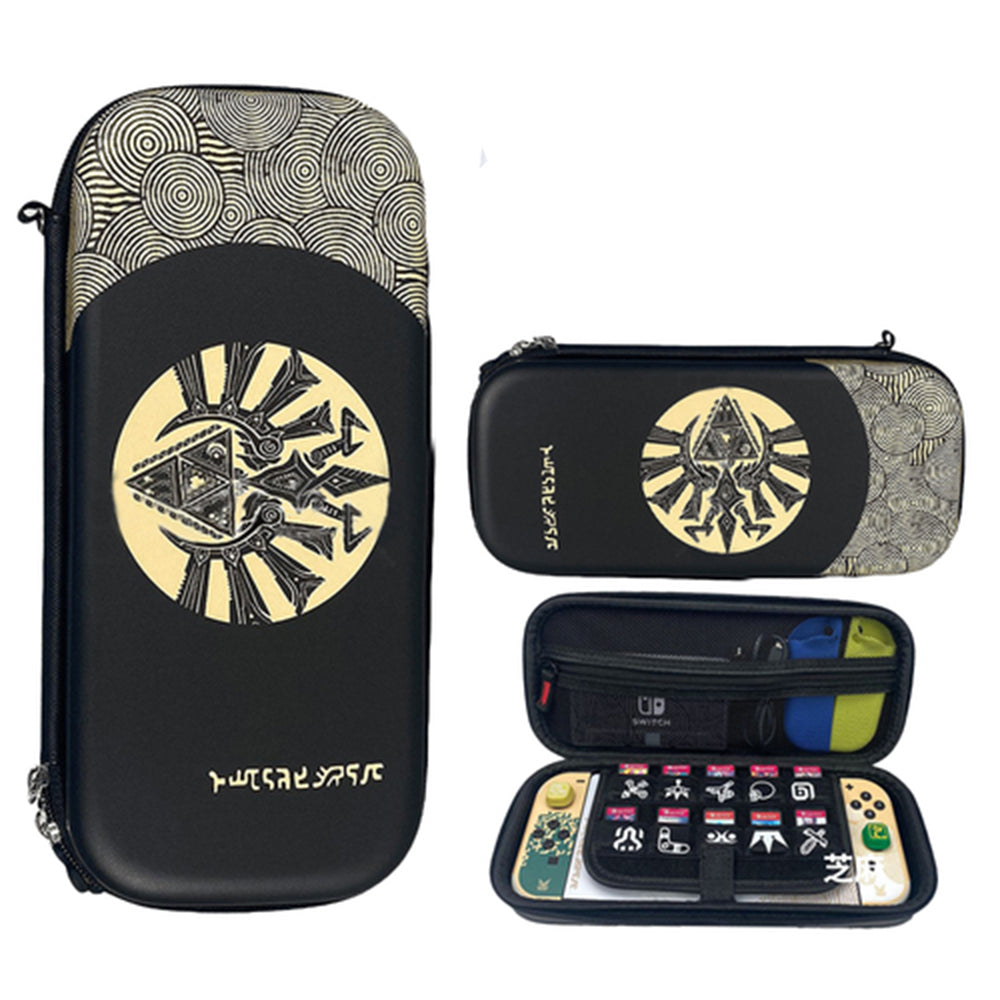 Theme Portable Hard Shell with 10 Game Card Slots for Switch -Black