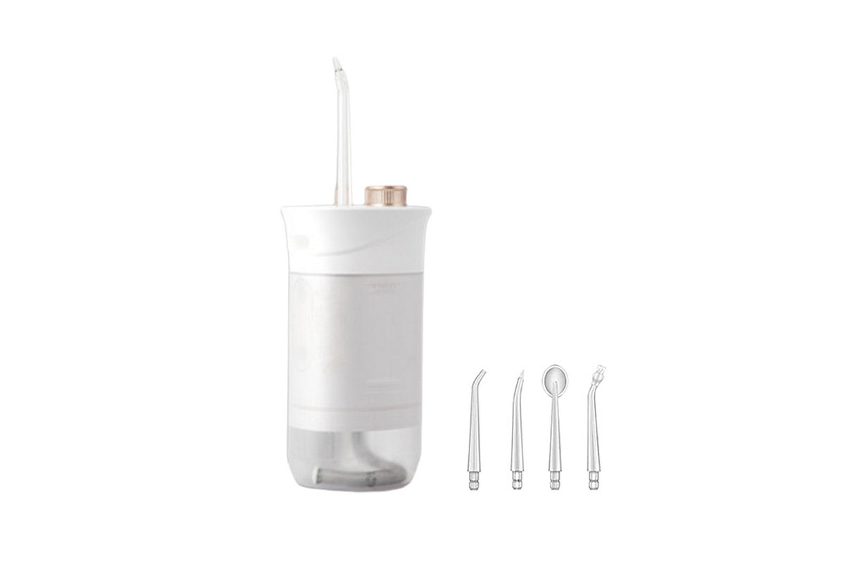 Oral Care Tools For Teeth Cleaning And Telescopic Dental Hygiene-White