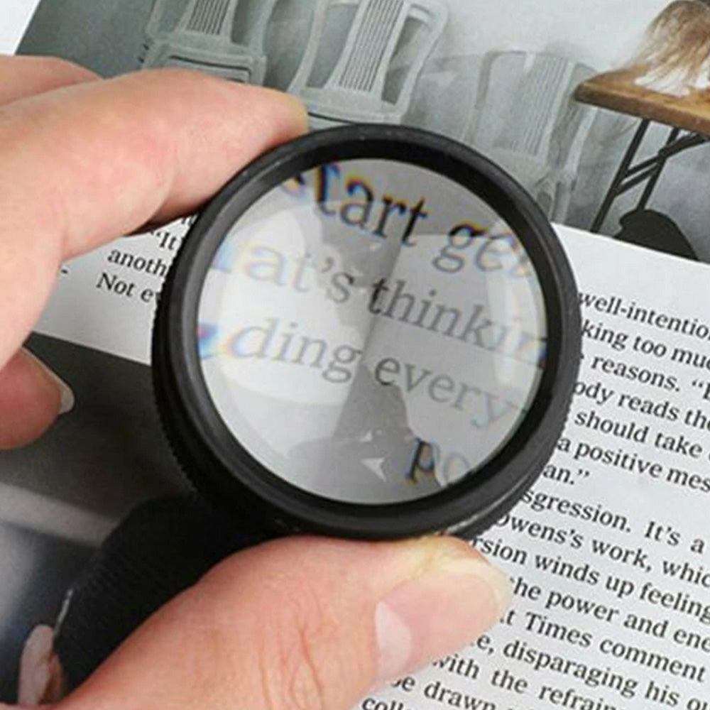 30x40 Magnifying Loupe Eye Glass Magnifier Jewelry Watch Repair Tool Black