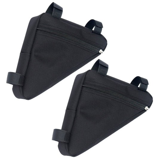 2Pcs Bicycle Storage Bag Cycling Triangle Frame Pouch Bike Accessories