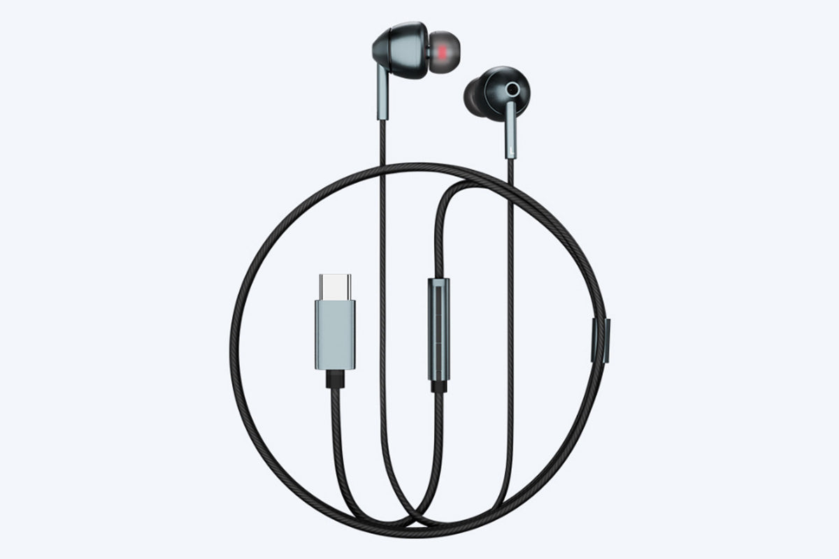HIFI Bass Stereo Wired Earbuds Headset In-Ear Earphone Type-C Headphone