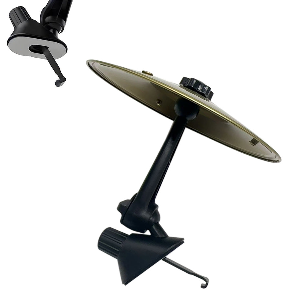 Car Drum Cymbal Air Vent Car Crash Fun Musical Gadget Universal Fit For Driver Drummer Golden