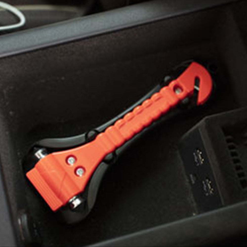 2Pcs Car Safety Hammer Emergency Escape Tool with Seat Belt Cutter