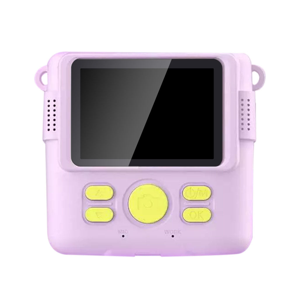 1080P Instant Print Camera for Kids Digital Video Camera with 32GB TF Card Christmas Birthday Present Purple