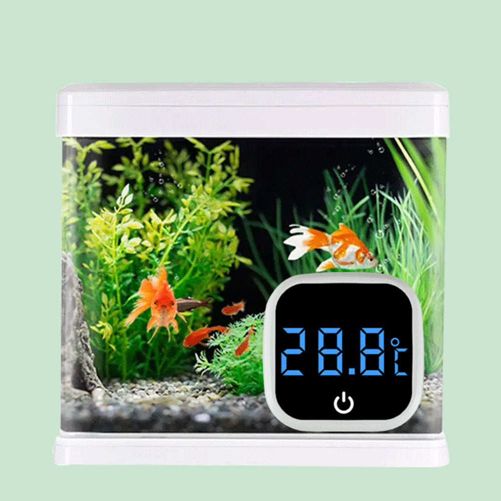 Digital Fish Tank Thermometer with LED Display Aquarium Temperature Measurement Tool
