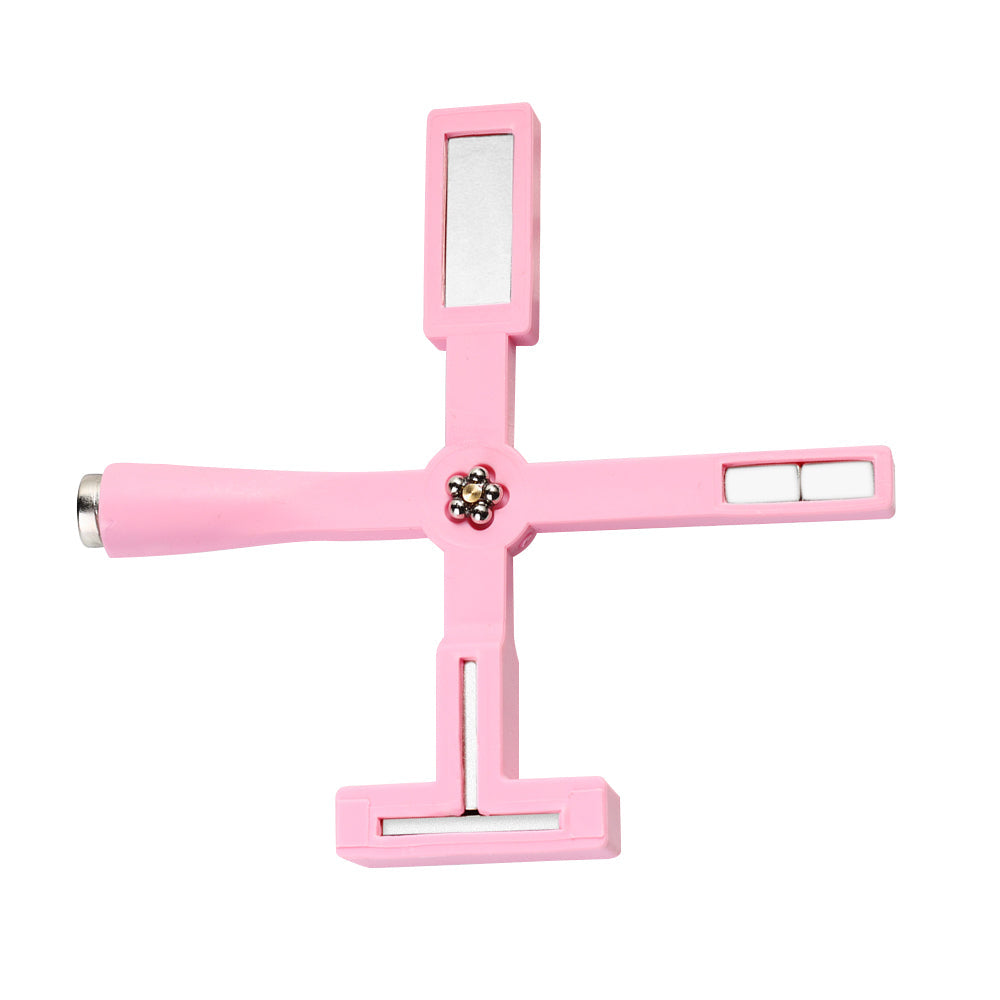 5-in-1 Nail Art Magnet Tool Multi-functional Nail Magnet Pen for Salon Studio or Home Pink