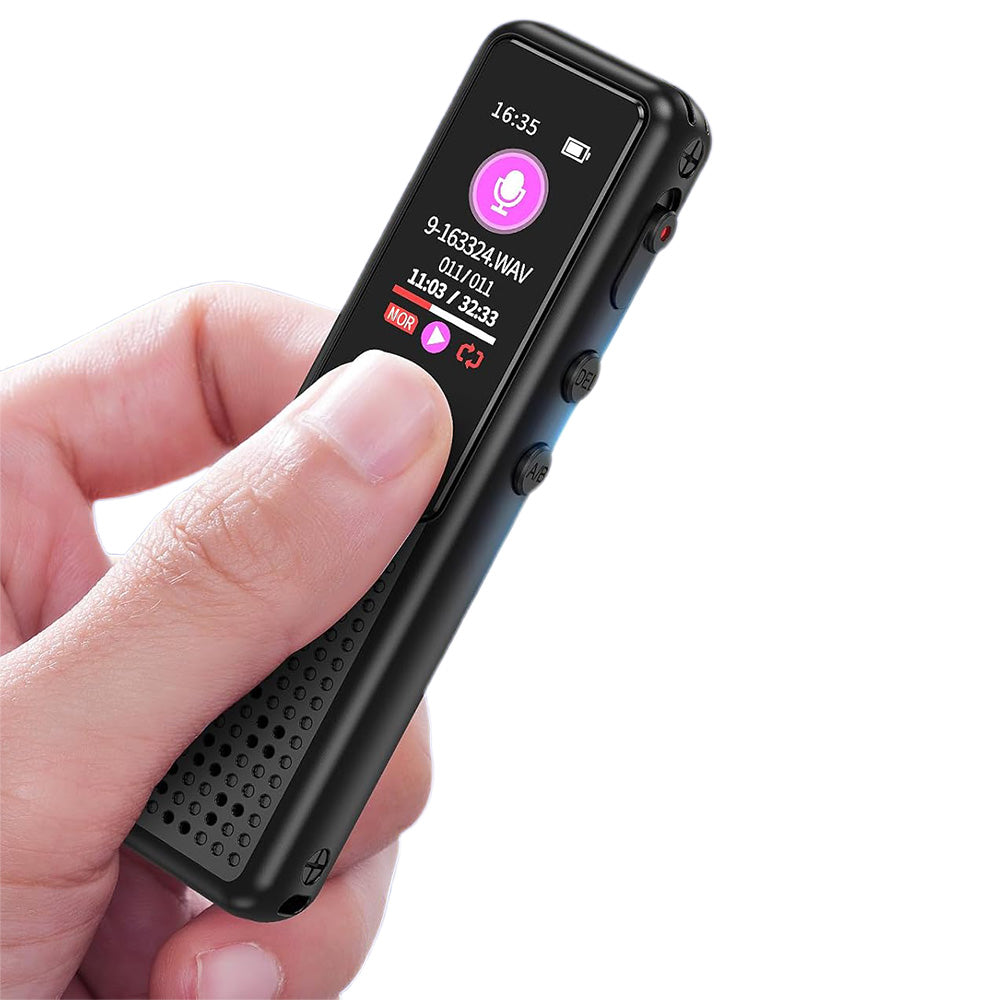 Digital Voice Recorder with Noise Reduction OTG Support HD Recording MP Player