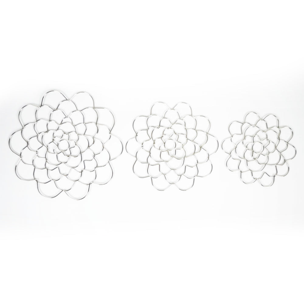 Set of 3Pcs Stainless Steel Easy Arranger Flower Holders