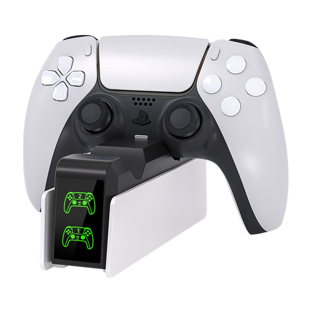 PS5 Controller Charging Dock ââ‚?Dual Fast Charger with LED Indicator