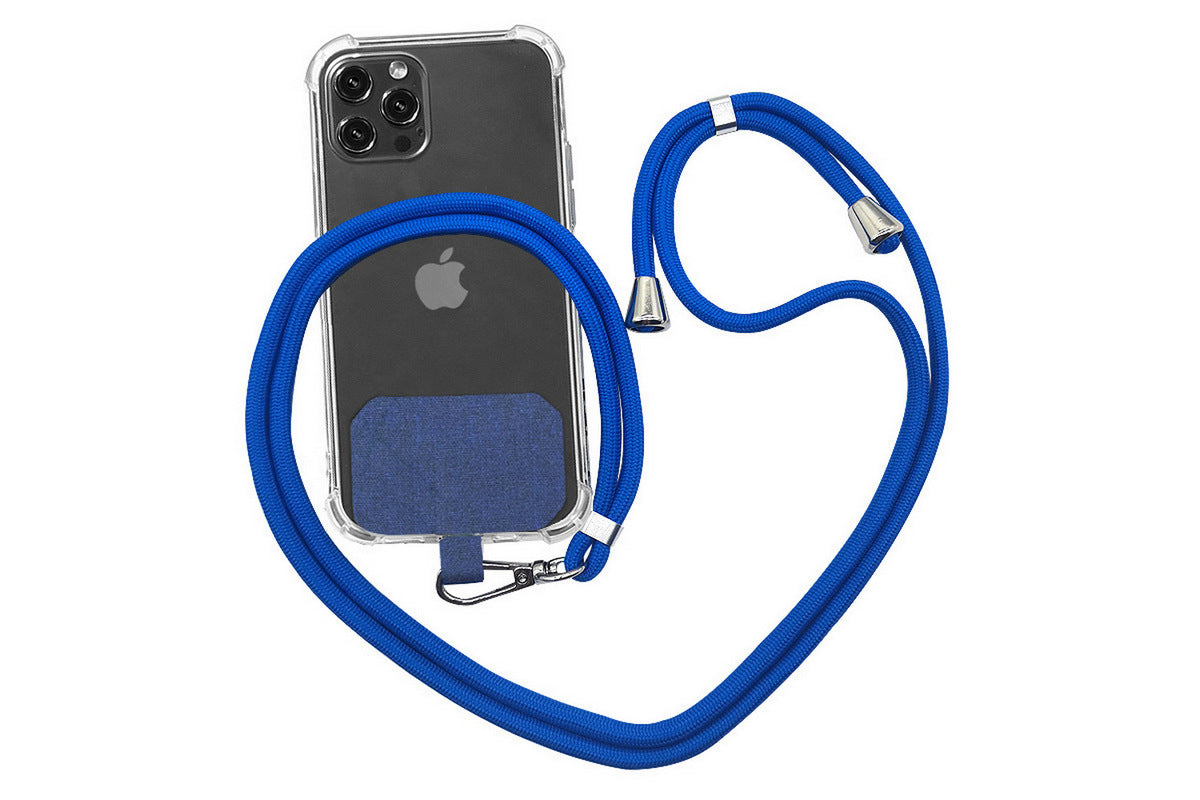 Phone Lanyard Universal Adjustable Shoulder Neck Strap-Blue