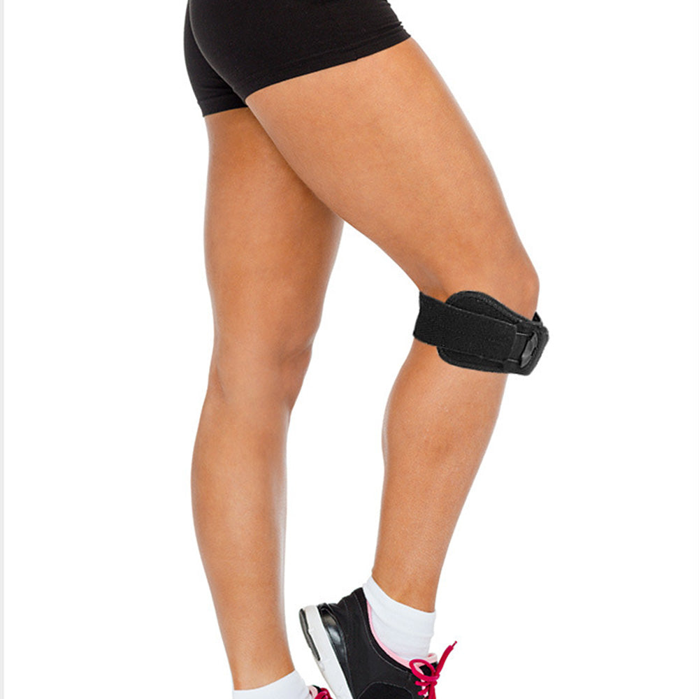 Pair of Knee Strap Patella Support Knee Band Brace for Running Sports Basketball