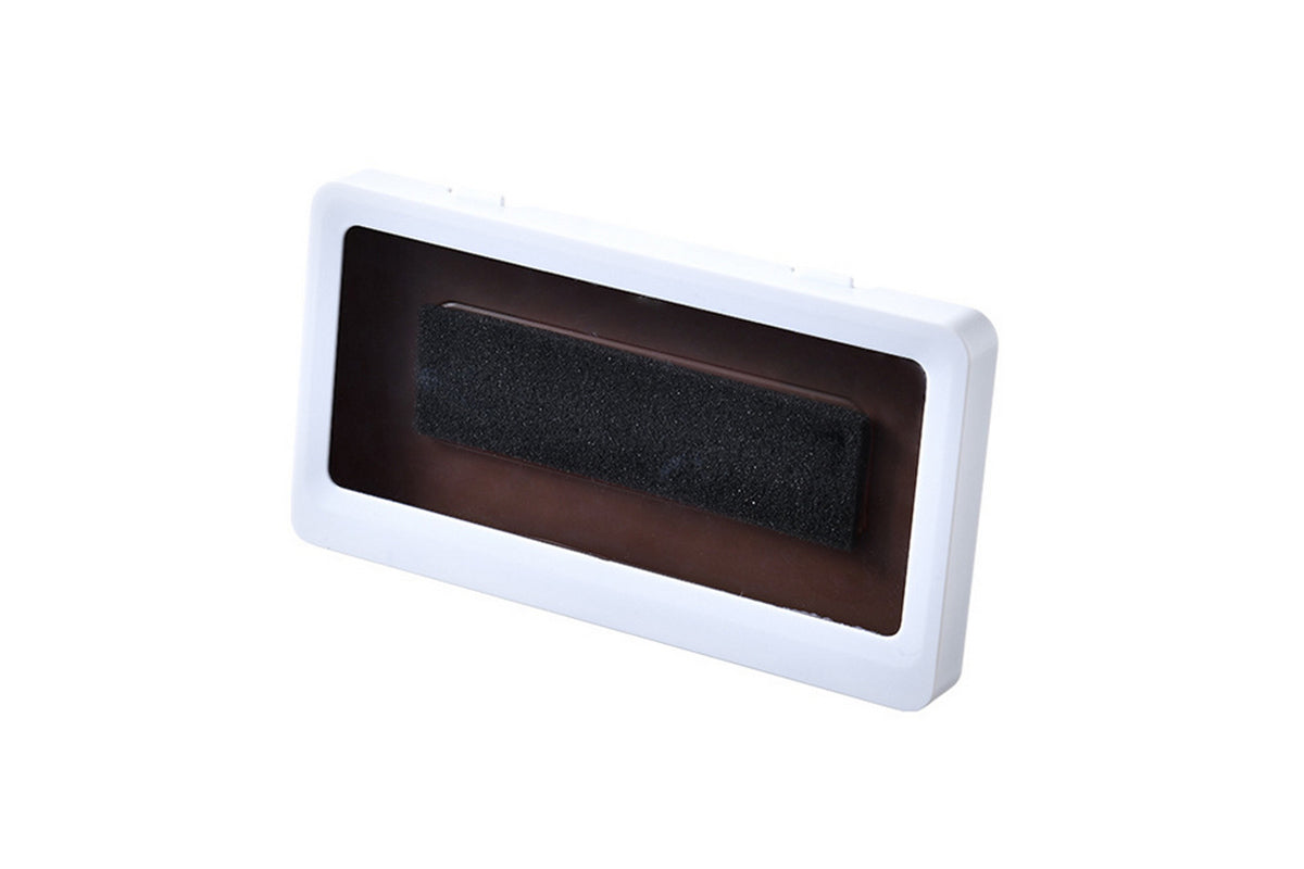 2Pcs Bathroom Waterproof Anti-Fog Wall Mount Shower Phone Storage Case-White