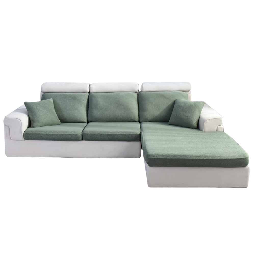 Stretch Sofa Seat Cushion Cover Seat Cover Couch Seat Slipcover -Green