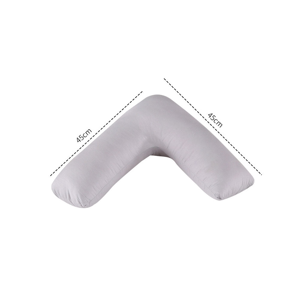 V-Shaped Pregnancy Pillow Maternity Nursing Pillow Head Back Support Pillow for Side Sleeper