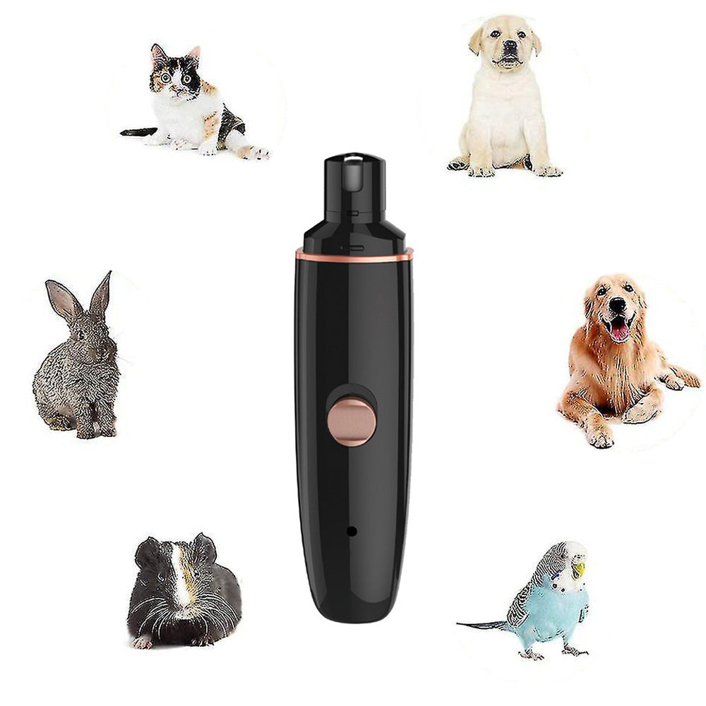 Rechargeable Electric Pet Nail Grinder Cat Painless Paw Clipper Trimmer Grooming Tool