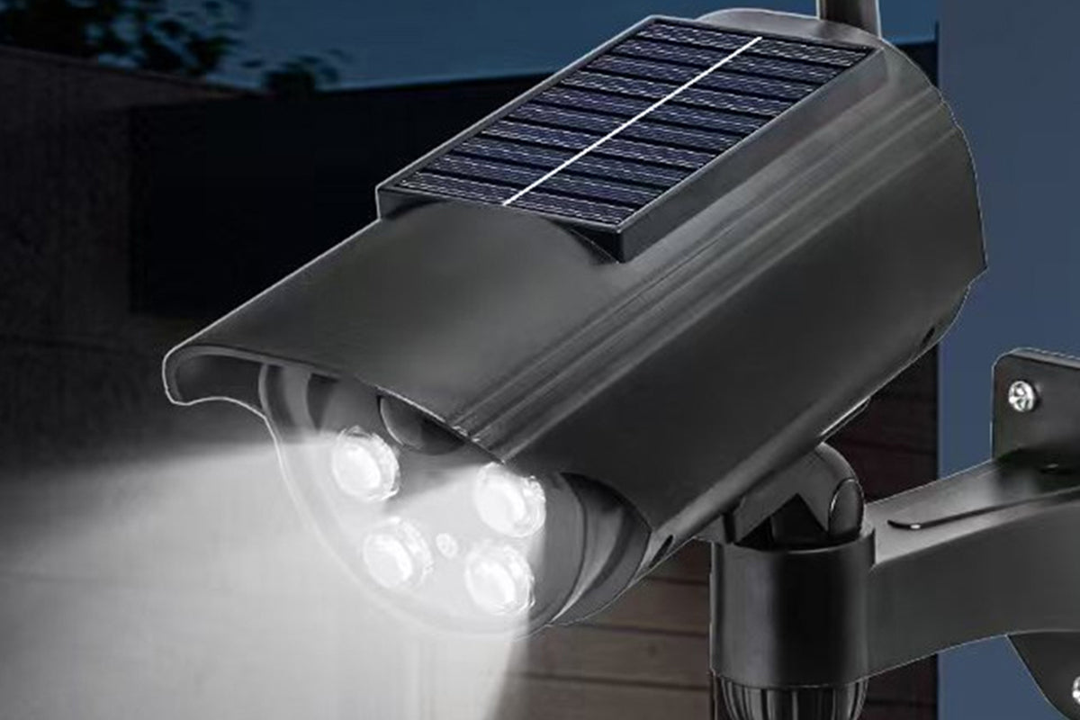 Solar Light Solar Powered Fake Security Camera Light