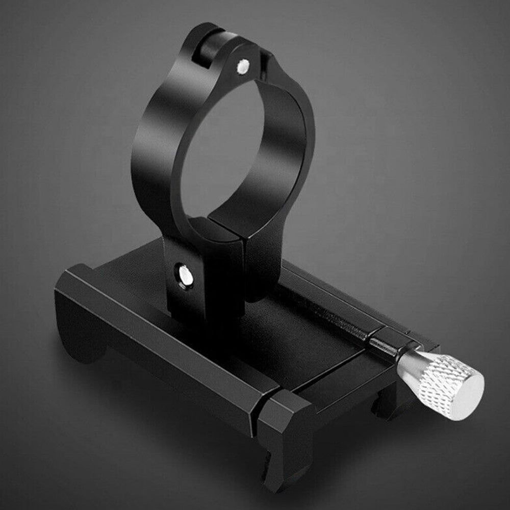 Mobile Phone Holder for Bike Handlebar Aluminium Alloy Phone Mount for Bicycle Motorcycle Black