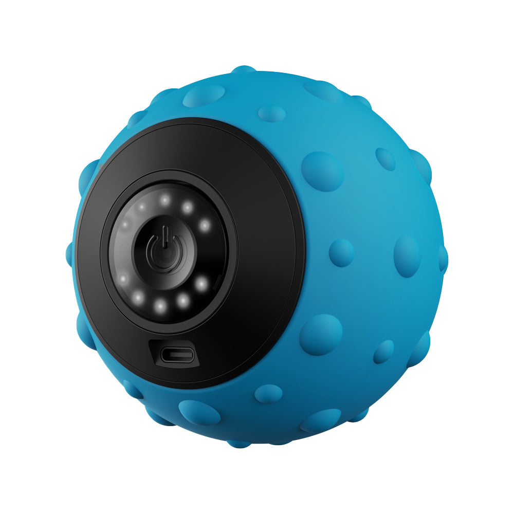 5 Speed Vibrating Massage Ball Electric Massager Yoga Massage Roller Muscle Relax Massager Blue