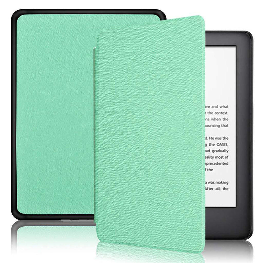 PU Leather Flip Case Cover for Amazon Kindle Paperwhite 11th 2021 Green