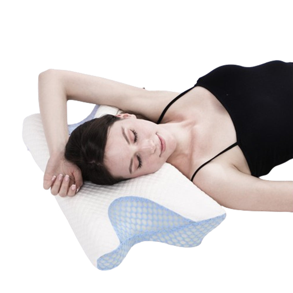 Cervical Memory Foam Pillow Ergonomic Support Sleeping Pillow for Side Back Stomach Sleepers