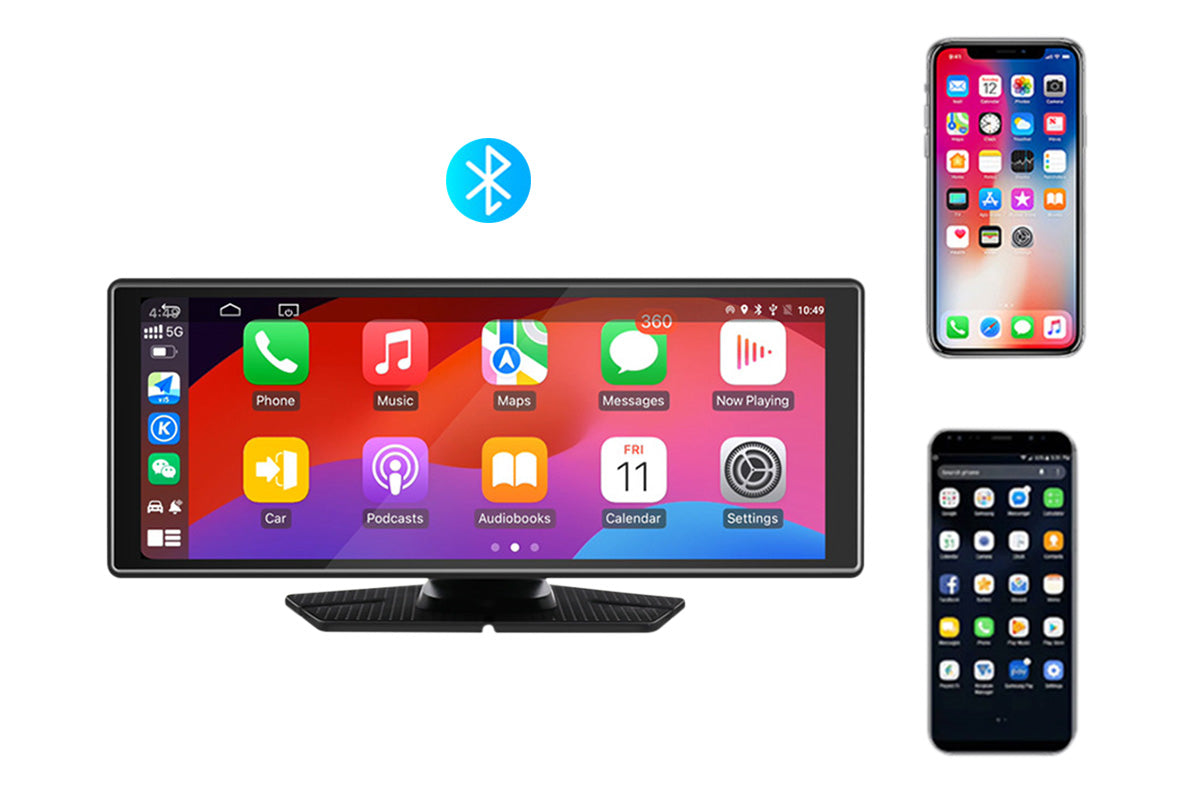 Wireless Carplay 10.26in Screen Portable Touchscreen Carplay with Voice Control