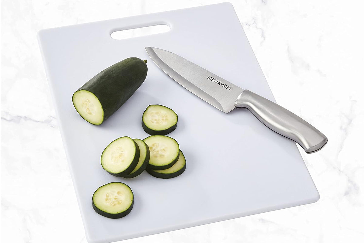 37x27.5cm Reversible Plastic Cutting Board Kitchen Chopping Board for Chopping Slicing