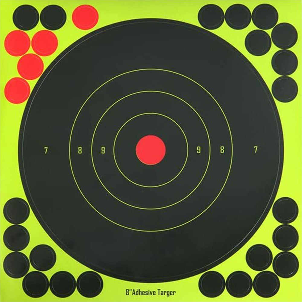 50Pcs Set Adhesive Shooting Target Papers Reactive Splatter Targets