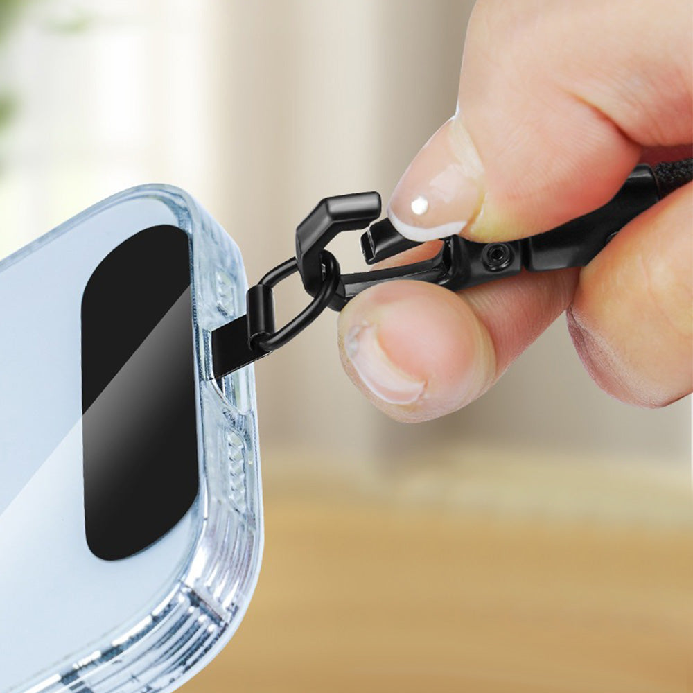 Adjustable Cell Phone Lanyard Crossbody Phone Strap for Most Smartphones Black