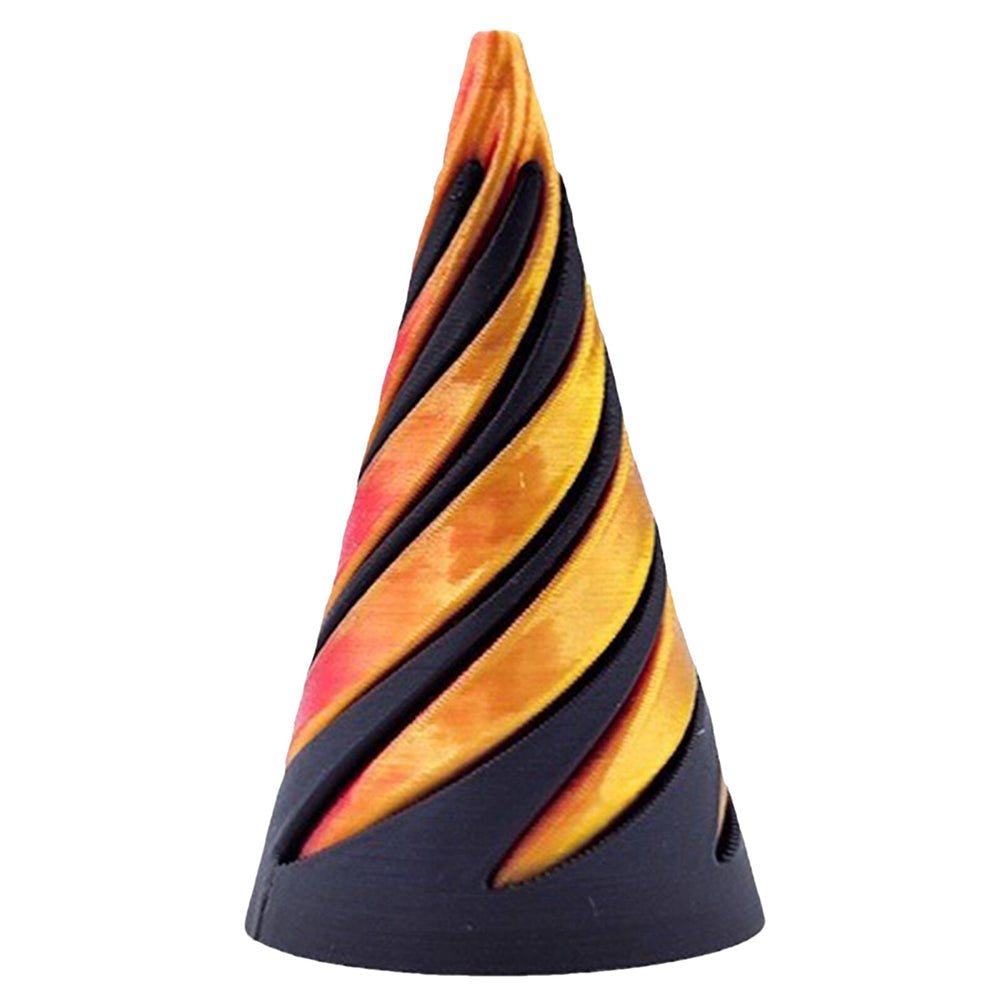 Spiral Cone Passthrough Sculpture 3D Printed Fidget Toy