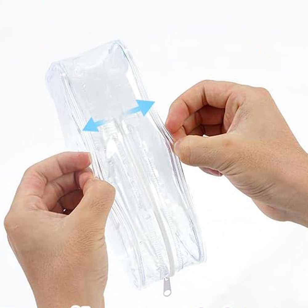 Transparent Carrier Bag Set for 15/17cm Labubu Doll Storage Case White